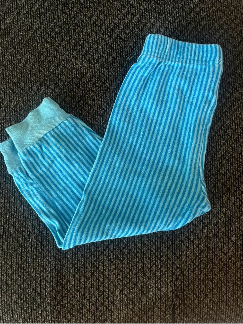 Bright Blue Striped Lounge Pants